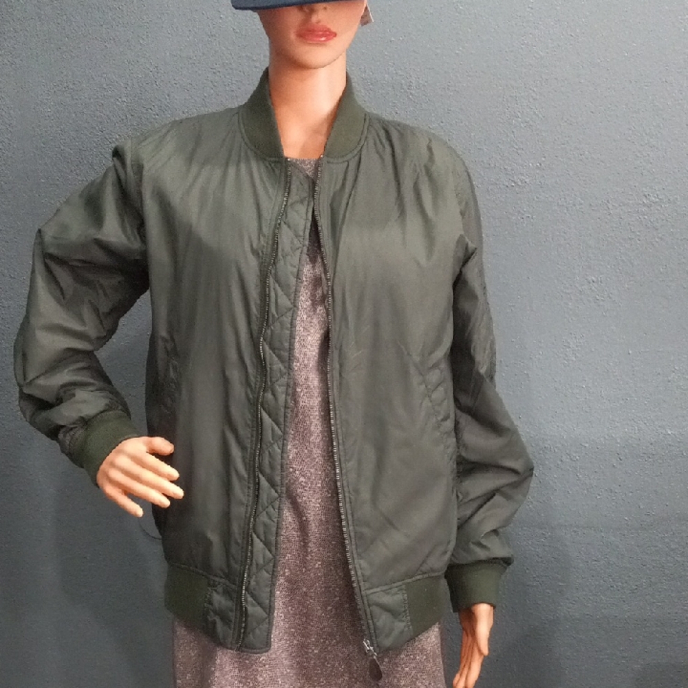 Uniglo Women's Green Bomber Jacket